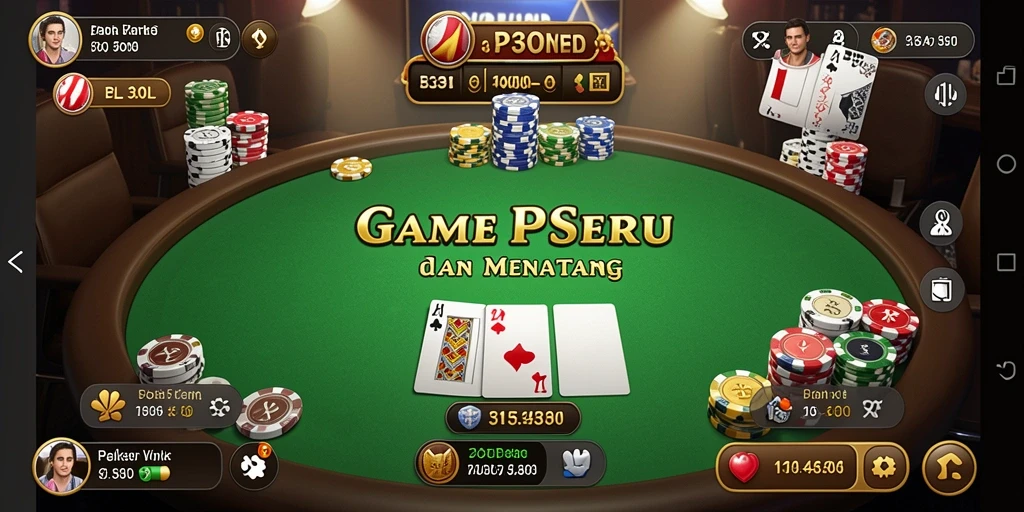Tampilan gameplay seru di 33L dengan fitur Poker yang menarik.