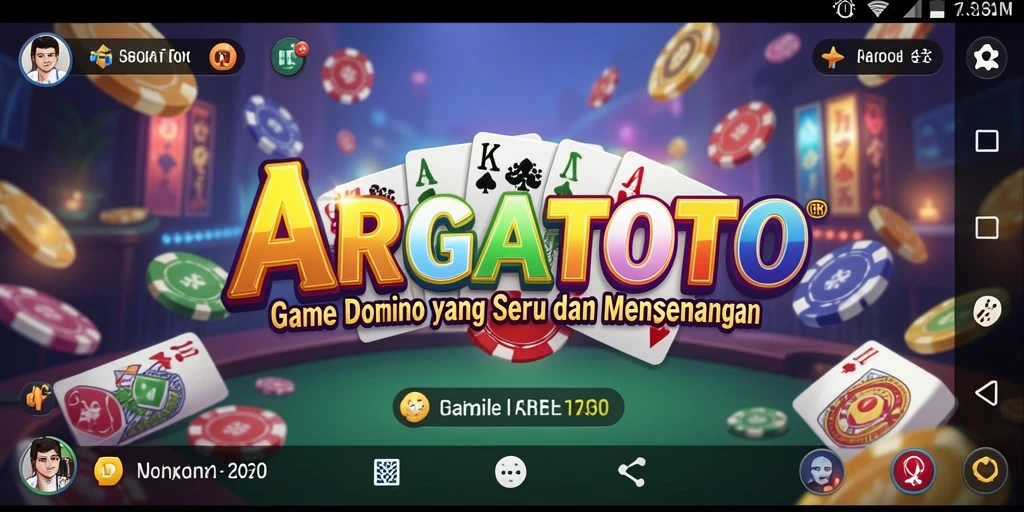 Tangkapan layar gameplay ARGATOTO yang penuh aksi dan strategi Domino.