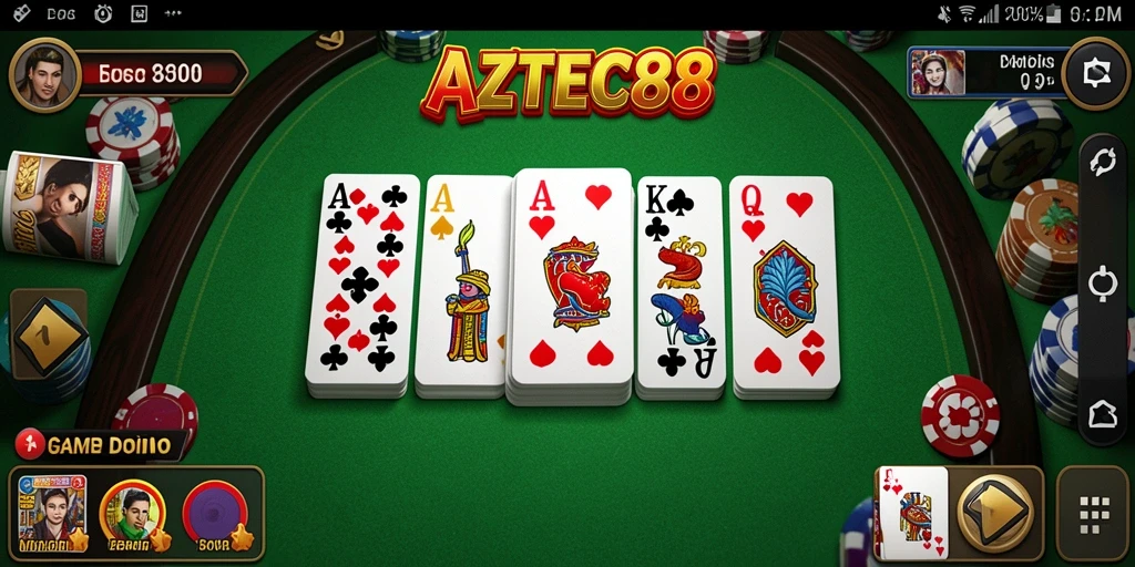 Tampilan gameplay AZTEC88 yang seru dan mendebarkan.