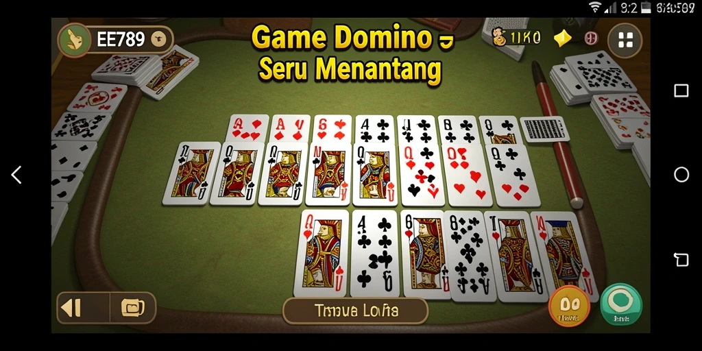 Tampilan permainan Domino yang menarik dari EE789.