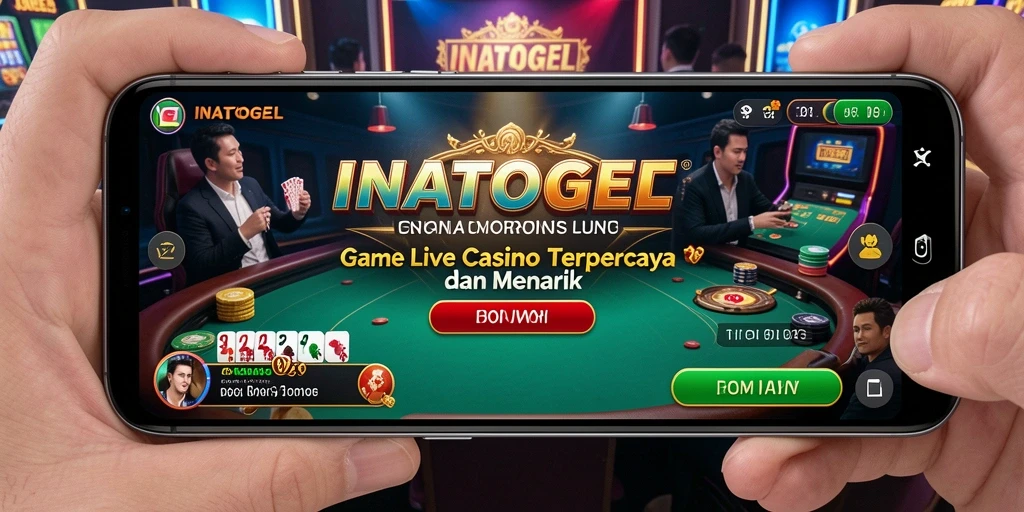 Tampilan gameplay Live Casino yang memikat dan interaktif.