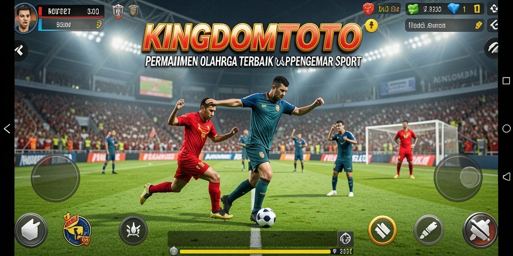 Tampilan gameplay sport yang menegangkan dari KINGDOMTOTO.