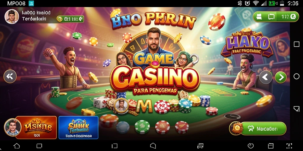 Screenshot MPO08 menampilkan gameplay Kasino yang seru dan interaktif.