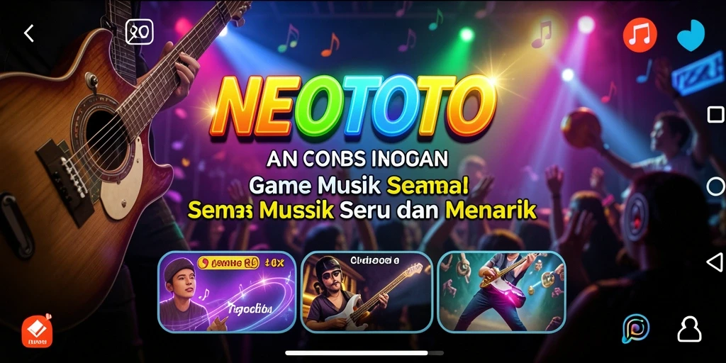 Tampilan gameplay <strong>NEOTOTO</strong> yang menarik dengan musik seru.