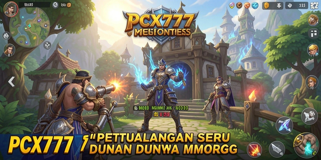 Tampilan gameplay PCX777 yang mendebarkan dan interaktif.