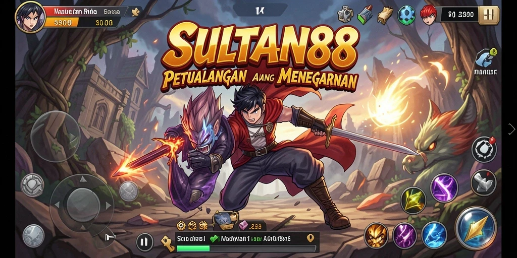 Tampilan gameplay SULTAN88 yang seru dan penuh warna.